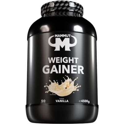 Mammut Nutrition Weight Gainer Crash 5000 (4500g) Vanilla Gewichtszunahme Mit Kreatin Mammut Nutrition Weight Gainer Crash 5000 (4500g) Vanilla Gewichtszunahme Mit Kreatin
