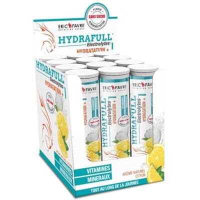 ERIC FAVRE Hydrafull Electrolytes – Elektrolytmischung mit Vitaminen, Noni-Extrakt & Zitronengeschmack, Zuckerfrei, Vegan, 12 Sticks à 4g ERIC FAVRE Hydrafull Electrolytes – Elektrolytmischung mit Vitaminen, Noni-Extrakt & Zitronengeschmack, Zuckerfrei, Vegan, 12 Sticks à 4g