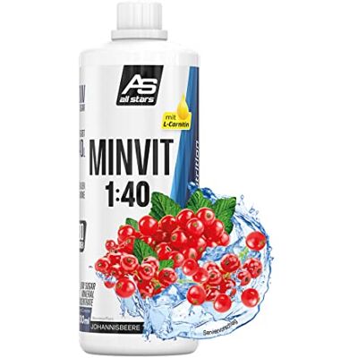 All Stars Minvit + L-Carnitin Vitamin Drink Konzentrat 1L Johannisbeere All Stars Minvit + L-Carnitin Vitamin Drink Konzentrat 1L Johannisbeere