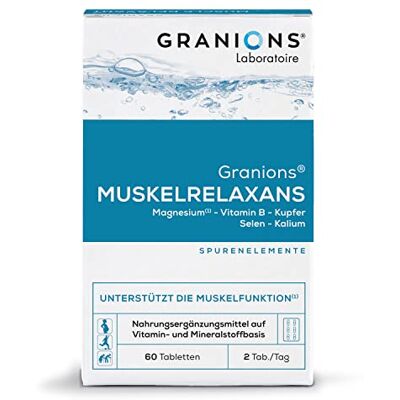 Granions Muskelentspannung Tabletten Magnesium Muskelkrämpfe 60 tabletten Muskelrelaxans Mit Magnesium, Selen, Kupfer & vitamin B Gegen Muskelverspannungen & Muskelkrämpfe Lösen Granions Muskelentspannung Tabletten Magnesium Muskelkrämpfe 60 tabletten Muskelrelaxans Mit Magnesium, Selen, Kupfer & vitamin B Gegen Muskelverspannungen & Muskelkrämpfe Lösen