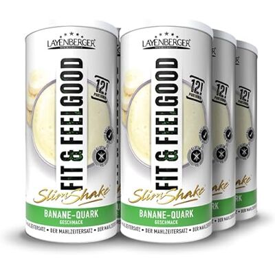 Layenberger Fit&Feelgood Slim Shake Powder Banane-Quark (6x396 g) Layenberger Fit&Feelgood Slim Shake Powder Banane-Quark (6x396 g)