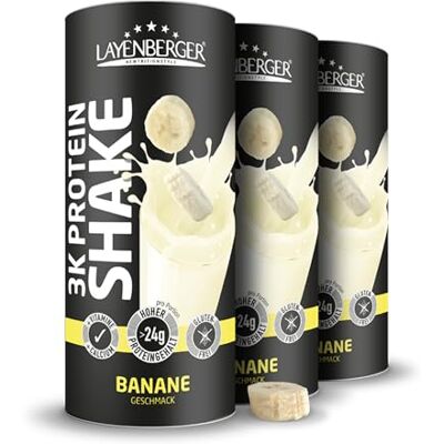 Layenberger 3K Protein Shake Banane (3x360 g) Layenberger 3K Protein Shake Banane (3x360 g)