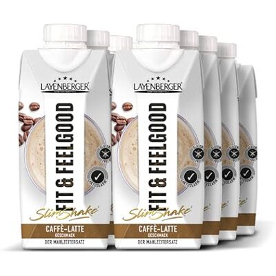 Layenberger Fit&Feelgood Slim Shake Fixfertig Caffé Latte (8x330 ml) Layenberger Fit&Feelgood Slim Shake Fixfertig Caffé Latte (8x330 ml)