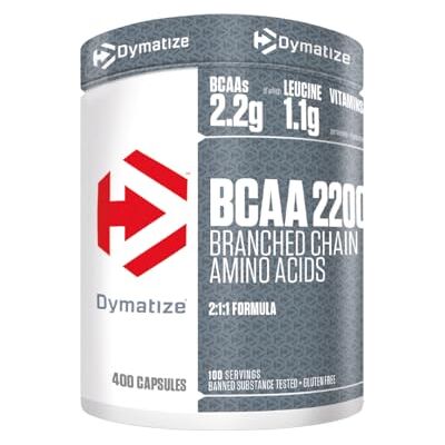 Dymatize BCAA 2200 Caps 400pcs Essentielle Aminosäuren Dymatize BCAA 2200 Caps 400pcs Essentielle Aminosäuren