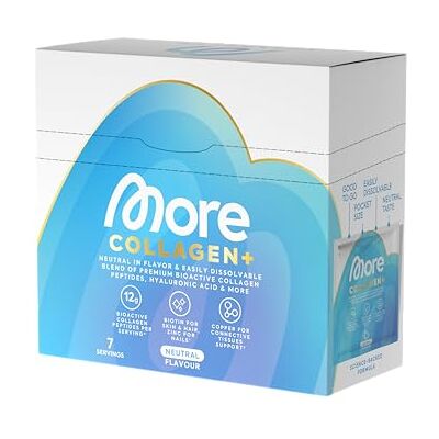 MORE NUTRITION MORE Collagen+ Box, 7 x15 g, Neutral, mit Kollagenhydrolysat MORE NUTRITION MORE Collagen+ Box, 7 x15 g, Neutral, mit Kollagenhydrolysat