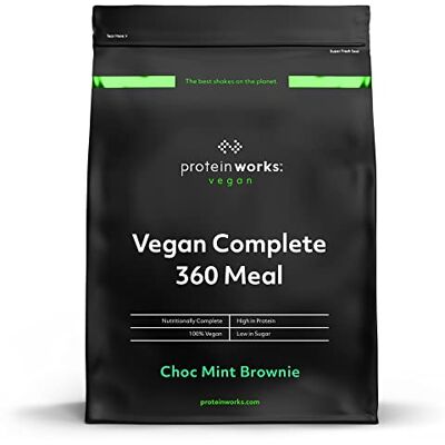 THE PROTEIN WORKS Protein Works Vegan Complete 360 Meal Vegan Meal Replacement Shake Veganes Mahlzeitenersatz Meal Replacement 5 Servings Schoko-Minz Brownie 500g THE PROTEIN WORKS Protein Works Vegan Complete 360 Meal Vegan Meal Replacement Shake Veganes Mahlzeitenersatz Meal Replacement 5 Servings Schoko-Minz Brownie 500g