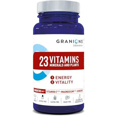 Granions Multivitamin Kapseln 23 Vitamine, Vitamine C, Vitamine d3 Täglich 3 monate Multivitamin Komplex 23 Vitamine, Mineralien & Pflanzenextrakte Energie, Vitalität & Wohlbefinden Granions Multivitamin Kapseln 23 Vitamine, Vitamine C, Vitamine d3 Täglich 3 monate Multivitamin Komplex 23 Vitamine, Mineralien & Pflanzenextrakte Energie, Vitalität & Wohlbefinden