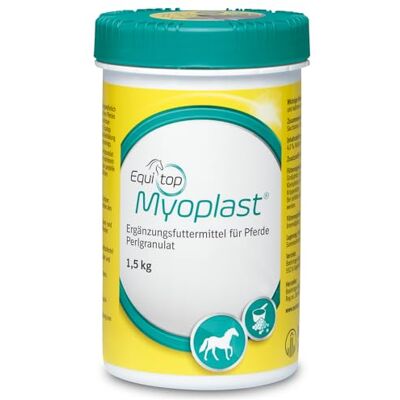 EQUITOP Myoplast Muskelaufbau Granulat für Pferde 1,5 kg EQUITOP Myoplast Muskelaufbau Granulat für Pferde 1,5 kg
