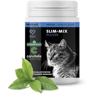 Peticare Diät Schlank Vital Pulver für Katzen Unterstützt Abnehmen-Prozess und Gewichtskontrolle Verringert Übergewicht & stärkt Sättigung natürliches Ergänzungsfutter petCat Health 3606 Peticare Diät Schlank Vital Pulver für Katzen Unterstützt Abnehmen-Prozess und Gewichtskontrolle Verringert Übergewicht & stärkt Sättigung natürliches Ergänzungsfutter petCat Health 3606