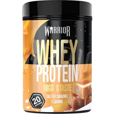 Warrior Whey Protein Pulver 500 g, 20 Portionen – Proteinpulver Shake mit Whey Konzentrat, Eiweißpulver für Muskelaufbau & Regeneration, Low Carb Glutenfrei – Salzkaramell Warrior Whey Protein Pulver 500 g, 20 Portionen – Proteinpulver Shake mit Whey Konzentrat, Eiweißpulver für Muskelaufbau & Regeneration, Low Carb Glutenfrei – Salzkaramell
