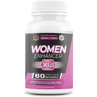 Healthy Fusion , Women Enhancer: 100% Stimulans für Frauen Menstruationsregulator Steigert Energie, körperliche Leistung und Muskelaufbau Maca, Tribulus, Ginseng, Ginkgo 60 Kapseln Healthy Fusion , Women Enhancer: 100% Stimulans für Frauen Menstruationsregulator Steigert Energie, körperliche Leistung und Muskelaufbau Maca, Tribulus, Ginseng, Ginkgo 60 Kapseln