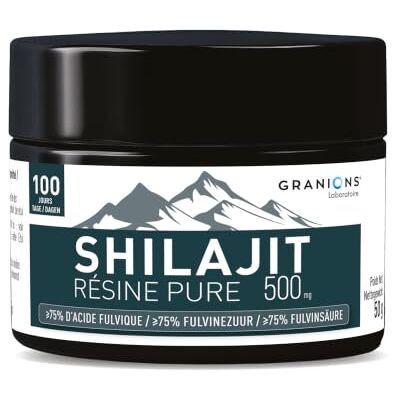 Granions Shilajit Original Himalaya Harz 500 Mg Reines Shilajit Resin 100 Tage Reines Shilajit Resin – 75% Fulvinsäure- Natürliches Adaptogen Für Energie & Vitalität Granions Shilajit Original Himalaya Harz 500 Mg Reines Shilajit Resin 100 Tage Reines Shilajit Resin – 75% Fulvinsäure- Natürliches Adaptogen Für Energie & Vitalität