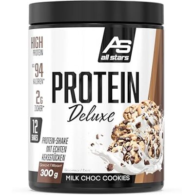 All Stars Protein Deluxe Whey Proteinpulver 300g, Milky Chocolate Cookies All Stars Protein Deluxe Whey Proteinpulver 300g, Milky Chocolate Cookies