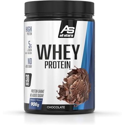All Stars - Whey Protein - Chocolate - 908g - Proteinpulver All Stars - Whey Protein - Chocolate - 908g - Proteinpulver