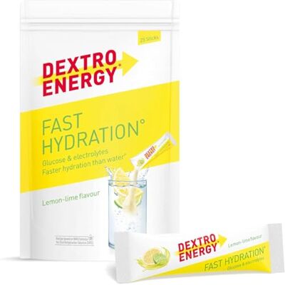 Dextro Energy Fast Hydration Elektrolyte Lemon Lime 25 Sticks Dextro Energy Fast Hydration Elektrolyte Lemon Lime 25 Sticks