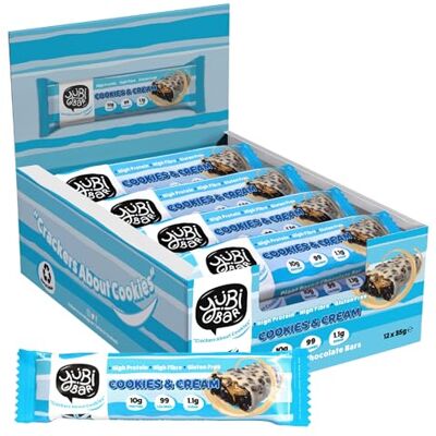 YuBi Cookies and Cream Protein-Riegel - Proteinriegel YuBi Cookies and Cream Protein-Riegel - Proteinriegel