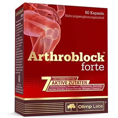 Olimp Labs - Arthroblock Forte. Nahrungsergänzungsmittel in Kapselform zum Erhalt der Knochen, der Knorpel und des Bindegewebes (60 Kapseln) Olimp Labs - Arthroblock Forte. Nahrungsergänzungsmittel in Kapselform zum Erhalt der Knochen, der Knorpel und des Bindegewebes (60 Kapseln)