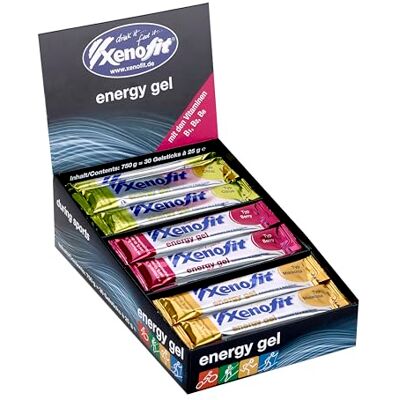 Xenofit energy gel 3-fach sortiert 30 x 25 g Xenofit energy gel 3-fach sortiert 30 x 25 g