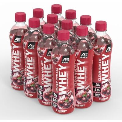 All Stars Clears Isolate Whey Protein Drink Cherry, 12 x 500 ml All Stars Clears Isolate Whey Protein Drink Cherry, 12 x 500 ml