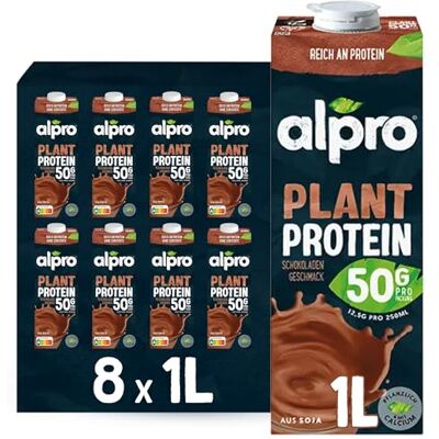 ALPRO Sojaproteindrink Schokolade - 8er Pack 8 l ALPRO Sojaproteindrink Schokolade - 8er Pack 8 l