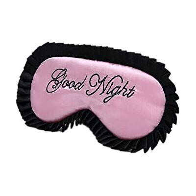 WIZBIOTECH Schlafmaske, 100% echte natürliche Augenmaske mit verstellbarem Band, Augenschlafschutz für Yoga, Reisen, Übung (Rosa) WIZBIOTECH Schlafmaske, 100% echte natürliche Augenmaske mit verstellbarem Band, Augenschlafschutz für Yoga, Reisen, Übung (Rosa)