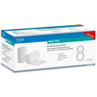 Hoega Weiße Baumwollverband - 4 m - Medizinischer Verband Hoega Weiße Baumwollverband - 4 m - Medizinischer Verband