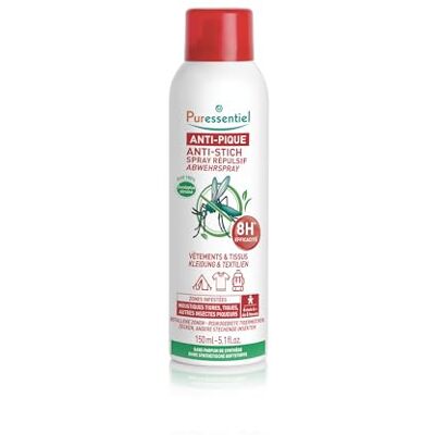 Puressentiel Kleidung & Textilien Abwehrspray Mücken & Zecken 150 ml Puressentiel Kleidung & Textilien Abwehrspray Mücken & Zecken 150 ml