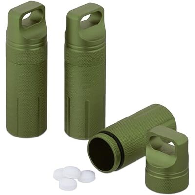 RELAXDAYS Kompakte Pillenbox - Leichtes Aluminium für Outdoor RELAXDAYS Kompakte Pillenbox - Leichtes Aluminium für Outdoor