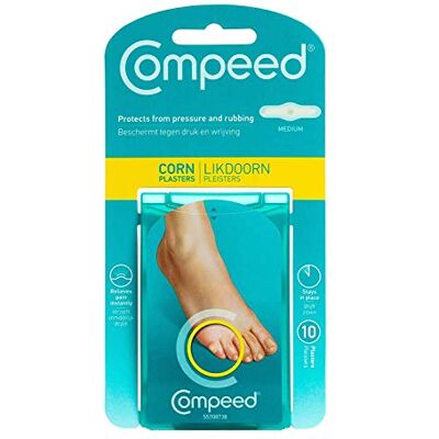Compeed Sante Körperpflege 10 Stück Oklusive Hydrokolloid Medium 6,0 x 1,75 cm, Gummi, X10 (1 Stück) Compeed Sante Körperpflege 10 Stück Oklusive Hydrokolloid Medium 6,0 x 1,75 cm, Gummi, X10 (1 Stück)