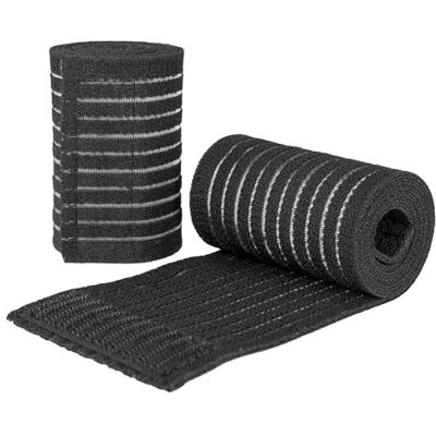 Hydas Universal Gelenkbandage, eine Bandage viele Anwendungen, Made in Germany, 2er Pack, schwarz Hydas Universal Gelenkbandage, eine Bandage viele Anwendungen, Made in Germany, 2er Pack, schwarz