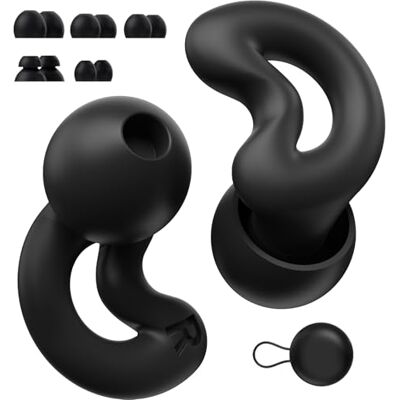 Relaxcharm Schlaf Ohrstöpsel,Noise Cancelling Ohrstöpsel Bis zu NRR49dB Ultraweich,Wiederverwendbare Silikon-Ohrstöpsel für Schlaf-Schnarch-Blocker, 10 Ohrstöpsel in XS/S/M/L/Double Layer Relaxcharm Schlaf Ohrstöpsel,Noise Cancelling Ohrstöpsel Bis zu NRR49dB Ultraweich,Wiederverwendbare Silikon-Ohrstöpsel für Schlaf-Schnarch-Blocker, 10 Ohrstöpsel in XS/S/M/L/Double Layer