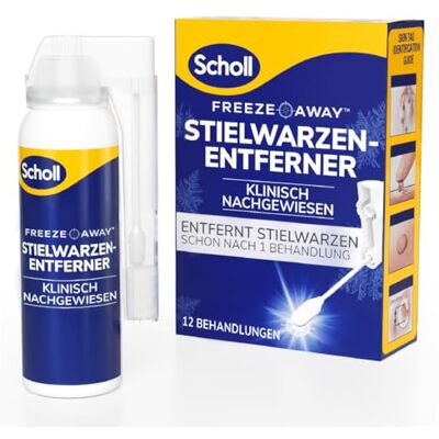 Dr. Scholl's Scholl Freeze Away Stielwarzen-Entferner-Set, entfernt Hautanhängsel in 1 Behandlung, Stielwarzenentfernung an Hals Brust Achsel Achselhöhle Rücken und Leisten klinisch nachgewiesen, 12 Behandlungen Dr. Scholl's Scholl Freeze Away Stielwarzen-Entferner-Set, entfernt Hautanhängsel in 1 Behandlung, Stielwarzenentfernung an Hals Brust Achsel Achselhöhle Rücken und Leisten klinisch nachgewiesen, 12 Behandlungen