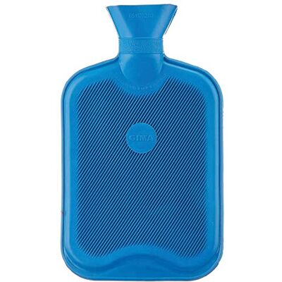 GIMA Wärmflasche 100% Gummi, mit 2 lamellierten Seiten, zur Linderung von Schmerzen und Muskelkrämpfen, zum Aufwärmen bei Kälte oder Feuchtigkeit, 28600 GIMA Wärmflasche 100% Gummi, mit 2 lamellierten Seiten, zur Linderung von Schmerzen und Muskelkrämpfen, zum Aufwärmen bei Kälte oder Feuchtigkeit, 28600