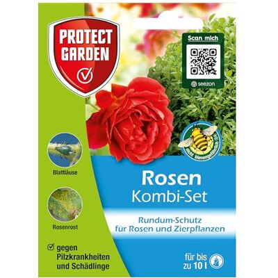 PROTECT GARDEN Curamat AZ Rosen Kombi-Set, 2 in 1 Rundum-Schutz für Rosen vor Schädlingen wie Pilzkrankheiten und Insektenbefall, 2 x 4 ml + 15 ml Konzentrat PROTECT GARDEN Curamat AZ Rosen Kombi-Set, 2 in 1 Rundum-Schutz für Rosen vor Schädlingen wie Pilzkrankheiten und Insektenbefall, 2 x 4 ml + 15 ml Konzentrat