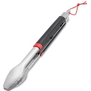 Weber Grillzange (40cm), aus Edelstahl, mit Komfortgriff und praktischem Verschlusssystem, spülmaschinenfest für einfache Reinigung, mit Schlaufe zum Aufhängen Schwarz (6317) Weber Grillzange (40cm), aus Edelstahl, mit Komfortgriff und praktischem Verschlusssystem, spülmaschinenfest für einfache Reinigung, mit Schlaufe zum Aufhängen Schwarz (6317)