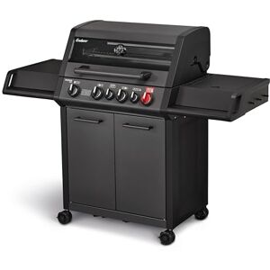 Enders ® Gasgrill MONROE PRO 4 SIK TURBO SHADOW, 4-Edelstahlbrenner, Seitenkocher, Infrarot-Backburner, Sichtfenster, HEAT RANGE™, SWITCH GRID™, 800 °C TURBO ZONE™, SIMPLE CLEAN™, #8385 Enders ® Gasgrill MONROE PRO 4 SIK TURBO SHADOW, 4-Edelstahlbrenner, Seitenkocher, Infrarot-Backburner, Sichtfenster, HEAT RANGE™, SWITCH GRID™, 800 °C TURBO ZONE™, SIMPLE CLEAN™, #8385