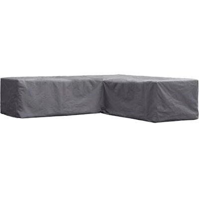 Perel L-förmige Schutzhülle für Gartenset 215 x 215 x 70 cm, wasserdicht und UV-beständig, wetterfeste Abdeckung für Loungegruppen in Eckform Perel L-förmige Schutzhülle für Gartenset 215 x 215 x 70 cm, wasserdicht und UV-beständig, wetterfeste Abdeckung für Loungegruppen in Eckform