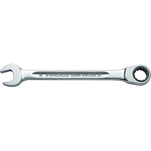 STAHLWILLE 17F 8 Ratschen-Ringmaulschlüssel 8 mm l Flache Ringseite l extrem belastbar l schraubenschonend, Silber STAHLWILLE 17F 8 Ratschen-Ringmaulschlüssel 8 mm l Flache Ringseite l extrem belastbar l schraubenschonend, Silber