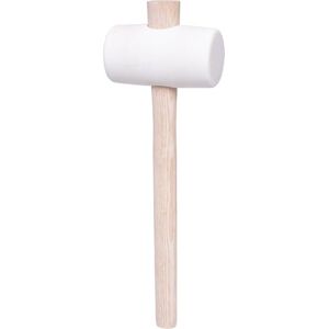 KS Tools 140.1235 Gummihammer weiss, 500g KS Tools 140.1235 Gummihammer weiss, 500g