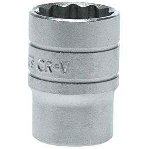 TENG TOOLS Teng M120520-C Regular Bi-Hexagon Socket 20mm 1/2in Square Drive TENG TOOLS Teng M120520-C Regular Bi-Hexagon Socket 20mm 1/2in Square Drive