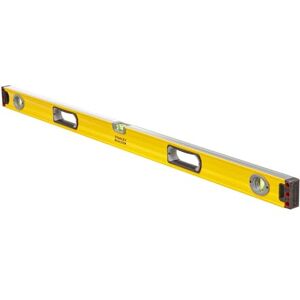 Stanley FatMax Wasserwaage II, 120cm Länge, horizontale Libelle, vertikale Libellen, Aluminiumkorpus, 1-43-548 Stanley FatMax Wasserwaage II, 120cm Länge, horizontale Libelle, vertikale Libellen, Aluminiumkorpus, 1-43-548