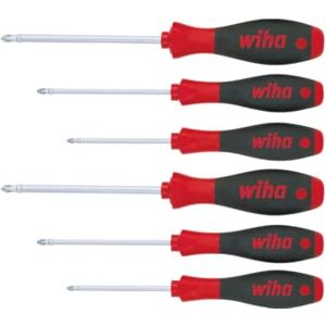 Wiha Schraubendreher Set SoftFinish Phillips, Pozidriv 6-tlg. (26146) Wiha Schraubendreher Set SoftFinish Phillips, Pozidriv 6-tlg. (26146)