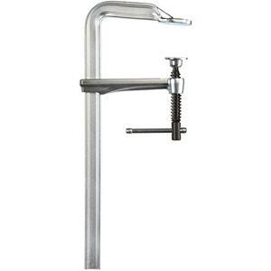 BESSEY Ganzstahl-Schraubzwinge GZ20K, Spannweite 200 mm Ausladung 100 mm, Knebelgriff für einfache Kraftübertragung beim Anspannen, Gewicht 0,93 kg BESSEY Ganzstahl-Schraubzwinge GZ20K, Spannweite 200 mm Ausladung 100 mm, Knebelgriff für einfache Kraftübertragung beim Anspannen, Gewicht 0,93 kg
