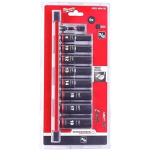 Milwaukee Modell 4932480455 Impact Steckschlüsselsatz - Tief, 8 st Milwaukee Modell 4932480455 Impact Steckschlüsselsatz - Tief, 8 st