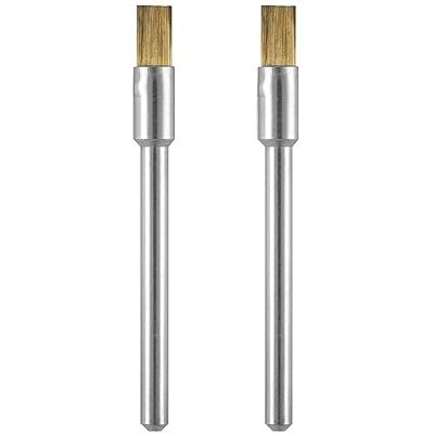 DREMEL 537-02 Messingbürsten (2 Stück), 0,3 cm (1/8 Zoll) DREMEL 537-02 Messingbürsten (2 Stück), 0,3 cm (1/8 Zoll)