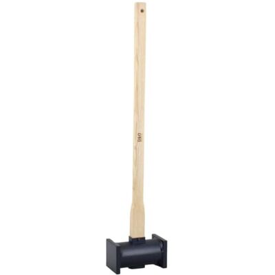 D&O Pfahlhammer aus Stahl 4,2 kg Vorschlaghammer mit 80 cm Eschenstiel Massiver Pfostenhammer mit hohlem Hammerkopf für Zaunpfähle, gewachster Holzstiel aus Esche, Gesamtlänge 90 cm D&O Pfahlhammer aus Stahl 4,2 kg Vorschlaghammer mit 80 cm Eschenstiel Massiver Pfostenhammer mit hohlem Hammerkopf für Zaunpfähle, gewachster Holzstiel aus Esche, Gesamtlänge 90 cm