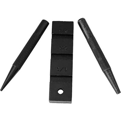 Timcryxient Kettensägenketten-Brech- und Nietwerkzeug-Set,Kohlenstoffstahl,3-teilig Kohlenstoffstahl,2 Stempel und Halterung,passend für 1/4,3/8 Low Profile,3/8,0,404 Teilung,kompakte Tasche,Kette Timcryxient Kettensägenketten-Brech- und Nietwerkzeug-Set,Kohlenstoffstahl,3-teilig Kohlenstoffstahl,2 Stempel und Halterung,passend für 1/4,3/8 Low Profile,3/8,0,404 Teilung,kompakte Tasche,Kette