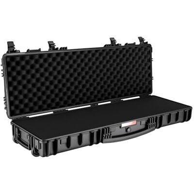 Wiltec Waffenkoffer 118,9 x 40,5 x 16 cm für Langwaffen, Gewehrkoffer mit Schaumstoffpolsterung und Rollen für sicheren Transport, Langwaffenkoffer mit Tragegriff Wiltec Waffenkoffer 118,9 x 40,5 x 16 cm für Langwaffen, Gewehrkoffer mit Schaumstoffpolsterung und Rollen für sicheren Transport, Langwaffenkoffer mit Tragegriff