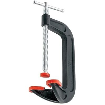 BESSEY DHCC-6, 15,2 cm Doppelkopf-C-Klemme, rot/schwarz BESSEY DHCC-6, 15,2 cm Doppelkopf-C-Klemme, rot/schwarz