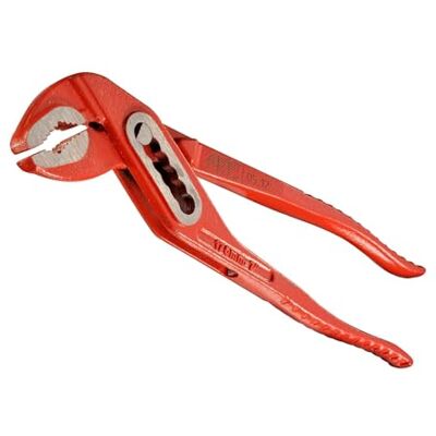 CFH Wasserpumpenzange 1" WZ 712 – 6-fach verstellbare Rohrzange aus Chrom-Vanadium-Stahl, Greifbereich 28 mm, 175 mm Länge, für Installations- und Reparaturarbeiten CFH Wasserpumpenzange 1" WZ 712 – 6-fach verstellbare Rohrzange aus Chrom-Vanadium-Stahl, Greifbereich 28 mm, 175 mm Länge, für Installations- und Reparaturarbeiten